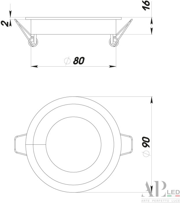 Точечный светильник Ingrid 3322.LDY5016/5W/4K APL LED