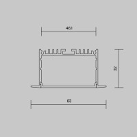 Профиль для светодиодной ленты  632004 Maytoni