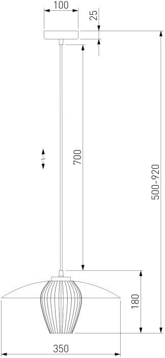 Подвесной светильник Kamari 50259/1 белый/матовый Eurosvet