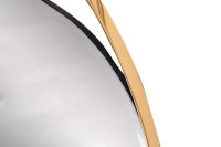 Зеркало круглое в золотой раме