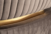 Диван Glarus двухместный велюровый коричневый Диван Glarus двухместный велюровый коричневый