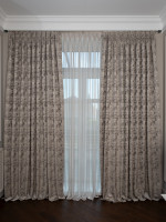 Портьера MIRAGE 275х260см бронзовая