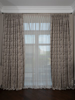 Портьера MIRAGE 275х260см бронзовая