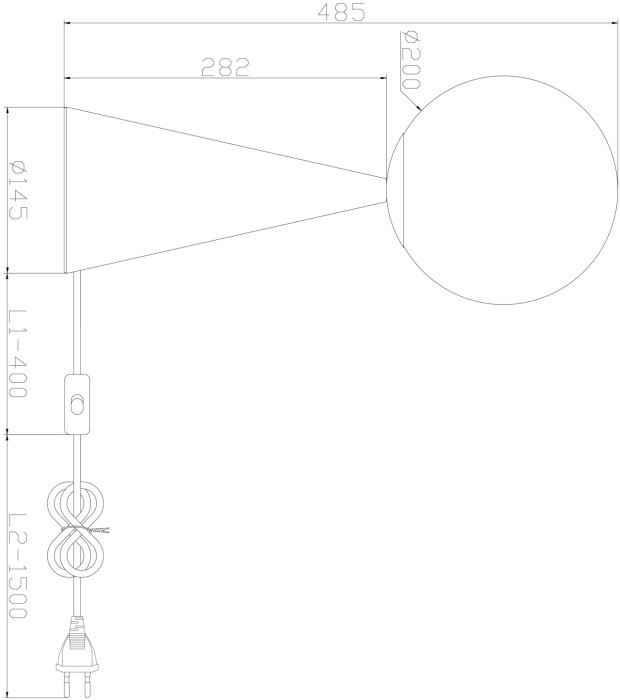 Интерьерная настольная лампа Glow FR5289TL-01BS Freya