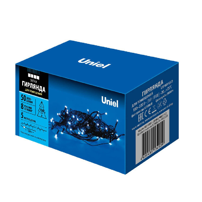 Гирлянда ULD-S0500-050/DGA WHITE IP20 Uniel
