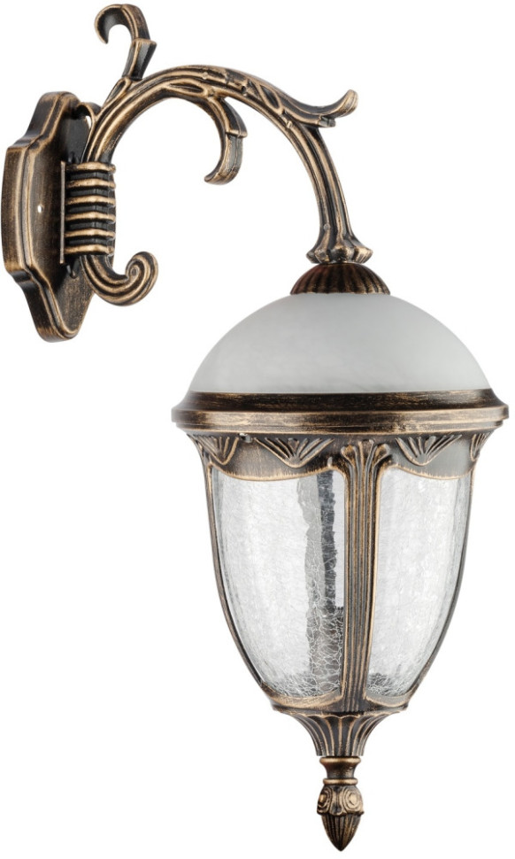 Настенный фонарь уличный St.LOUIS L 89102L/16 Gb мат/тр Oasis Light