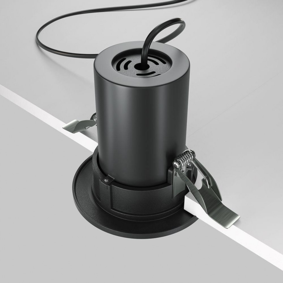 Встраиваемый светодиодный спот Maytoni Technical Hidden DL045-01-10W4K-B