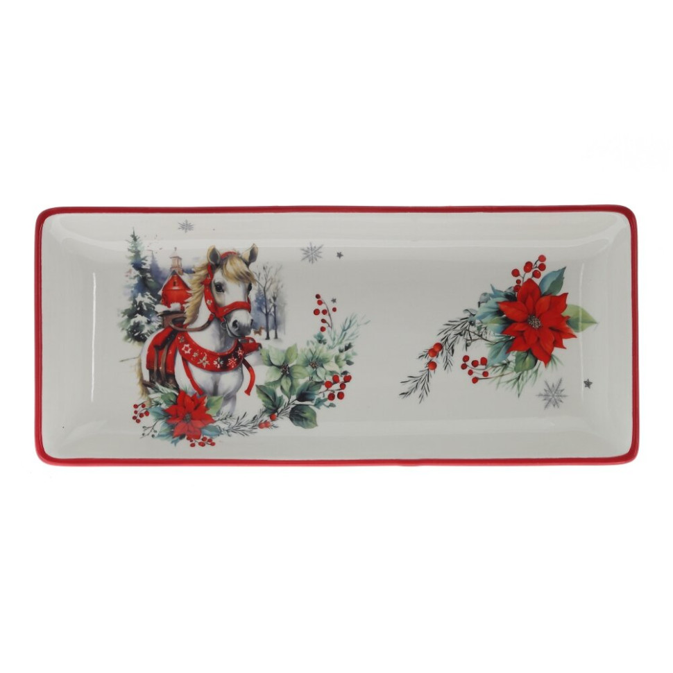 Блюдо "Лошадь", L28 W12 H3 см
