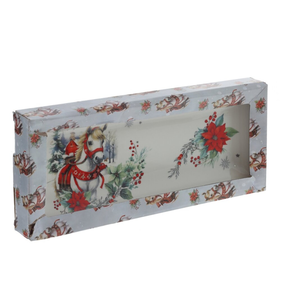 Блюдо "Лошадь", L28 W12 H3 см