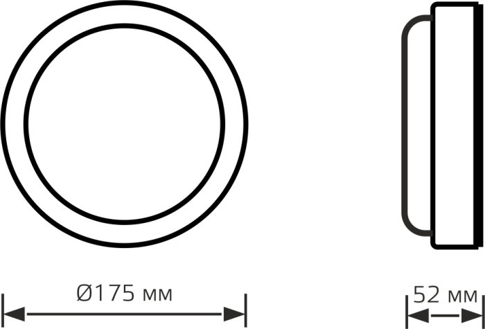 Настенно-потолочный светильник Elementary 126411220 Gauss
