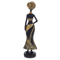 Фигурка декоративная "Африканка", L6,5 W6 H26 см