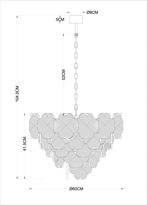 Подвесная люстра Mallika A4077LM-10GO Arte Lamp