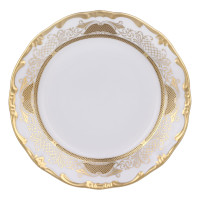 Набор тарелок 17см.6шт."Симфония золотая"