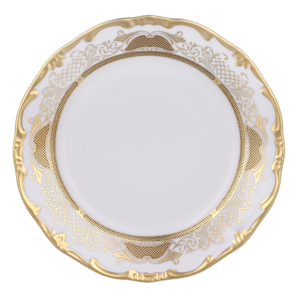 Набор тарелок 17см.6шт."Симфония золотая"
