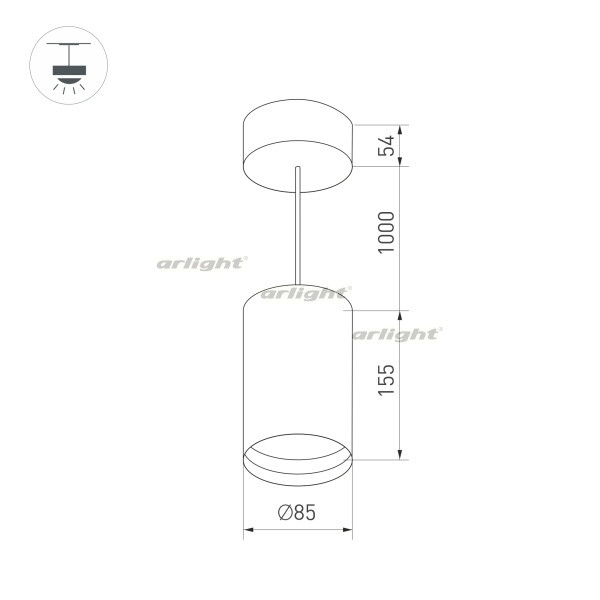 Подвесной светильник POLO 022948 Arlight