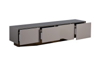 Тумба под телевизор со стеклянной столешницей Тумба под телевизор со стеклянной столешницей