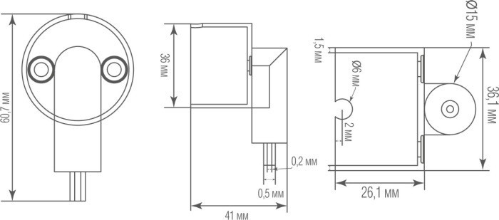 Адаптер Line Power Connector DL20651 W1 Donolux