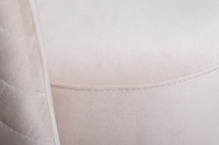 Кресло Verona вращающееся велюровое бежевое/золото