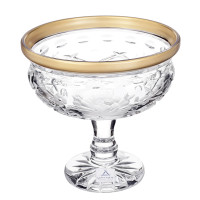 Ваза для конфет н/н 16см."Роза Голд"