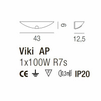 Бра VIKI AP VIKI VE Vistosi