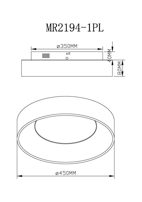 Потолочный светильник Shannon MR2194-1PL MyFar