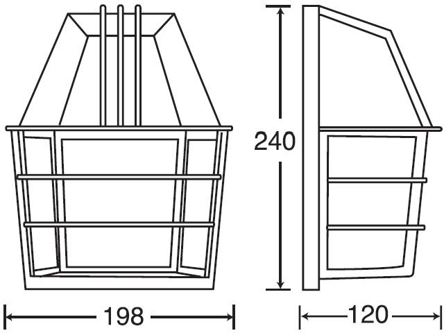 Настенный светильник уличный FRANKFURT 91434 Gb Oasis Light