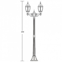 Наземный фонарь  91208LA Gb Oasis Light