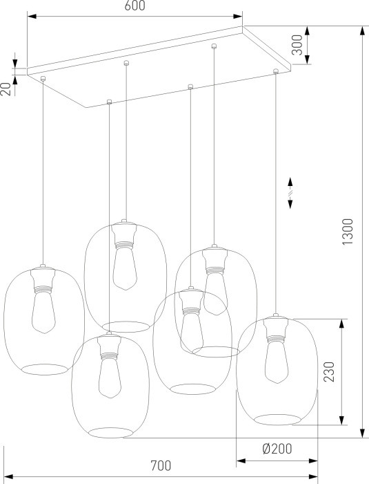 Подвесной светильник Elio 5974 Elio TK Lighting
