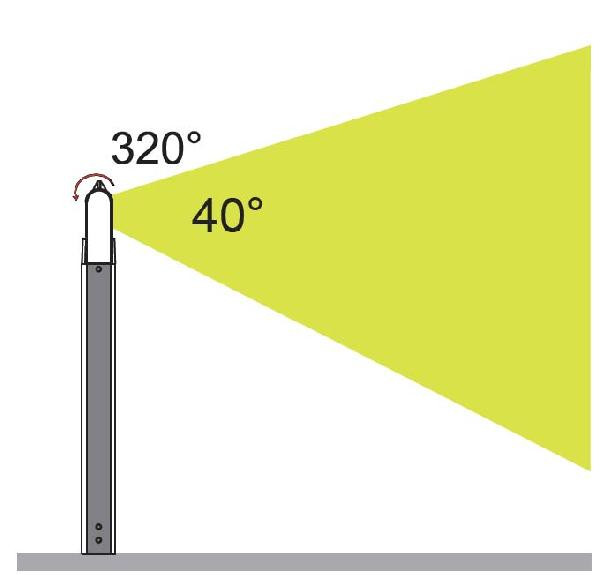 Наземный светильник  W6146S-1-526 Gr Oasis Light