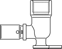Водорозетка Oventrop Cofit P 16xRp1/2" удлиненная
