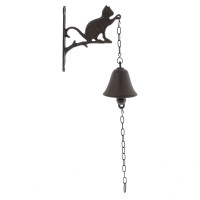 Дверной колокольчик "Кошка", L15,5 W7,5 H23 см