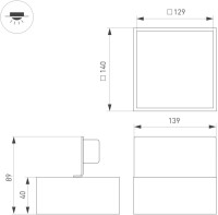Точечный светильник GRIGLIATO 045696 Arlight Точечный светильник GRIGLIATO 045696 Arlight