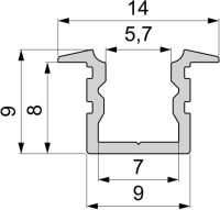 Профиль для светодиодной ленты ET-02-05 975185 Deko-Light