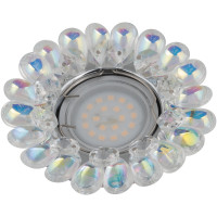 Точечный светильник Peonia DLS-P119 GU5.3 CHROME/RAINBOW Fametto