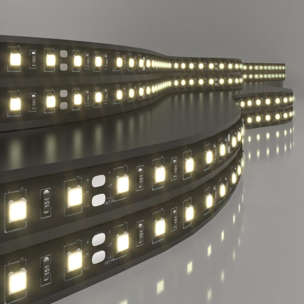 Светодиодная лента 24V 60Led 14,4W IP20 Black Лента светодиодная 24V 14,4W 60Led 5050 IP20 тёплый белый, Black, 5м Elektrostandard