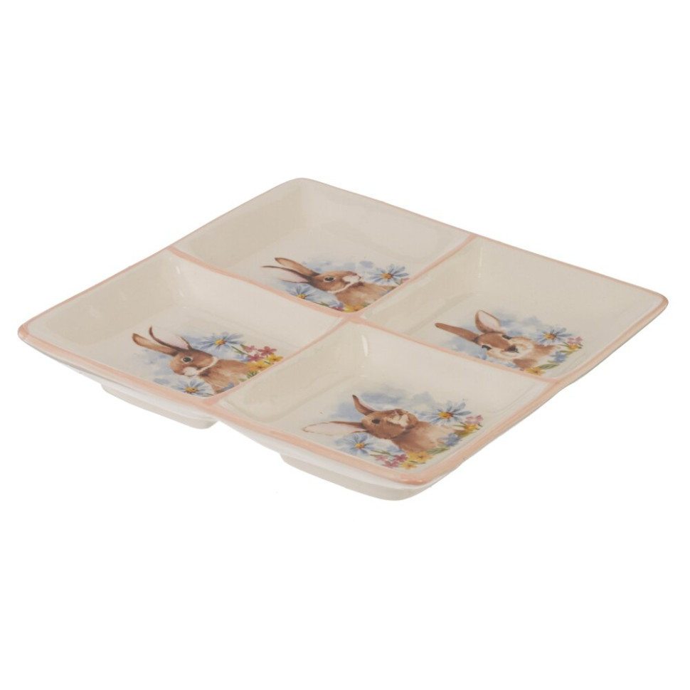 Менажница, L18 W18 H2,5 см