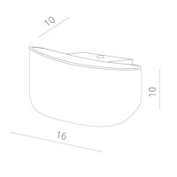 Настенный светильник Lucciola A1429AP-1WH Arte Lamp