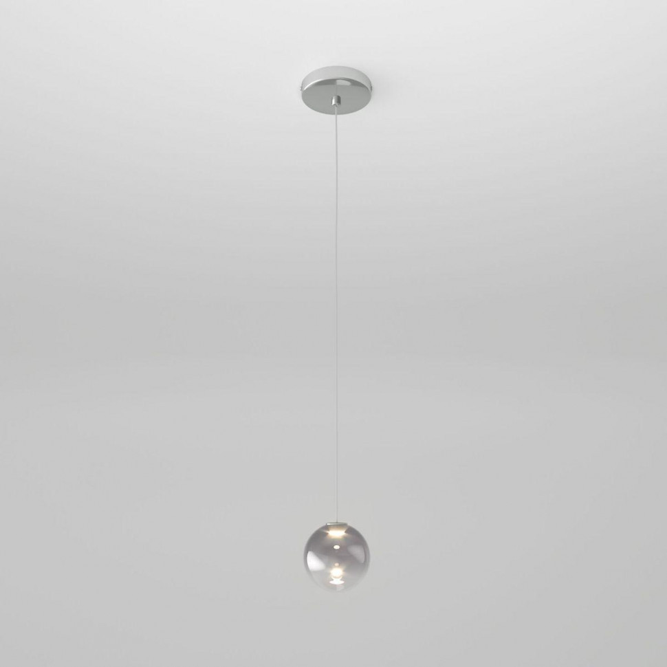 Подвесной светодиодный светильник Eurosvet Wonder 50234/1 Led дымчатый