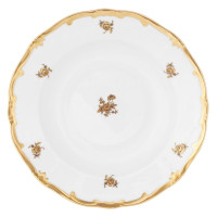Набор глубоких тарелок 22см.6шт."Роза золотая"