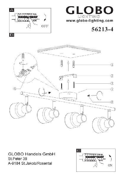 Спот Rois 56213-4 Globo