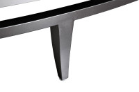 Комод серебристый с дверцами Комод серебристый с дверцами