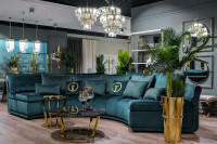 Диван Coliseum модульный бирюзовый