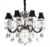 Подвесная люстра Denica LDP 66249-8 BK Lumina Deco Подвесная люстра Denica LDP 66249-8 BK Lumina Deco