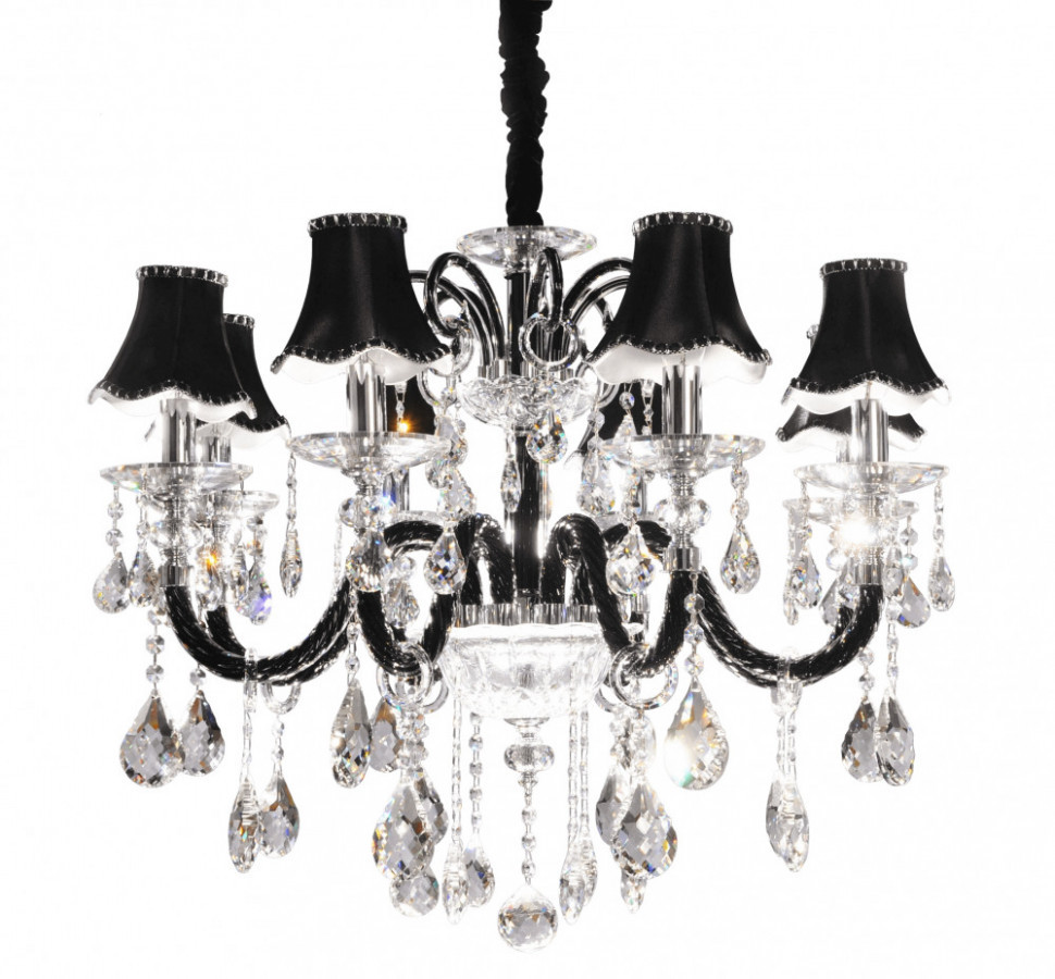 Подвесная люстра Denica LDP 66249-8 BK Lumina Deco