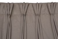 Портьера Silkу на подкладе 300х260см бежевая