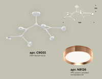 Потолочная люстра TRADITIONAL XB9055153 Ambrella Потолочная люстра TRADITIONAL XB9055153 Ambrella