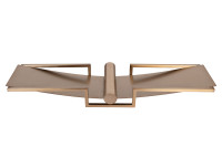 Ваза декоративная цвет матовая бронза