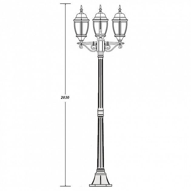 Наземный фонарь  91208LB Bl Oasis Light