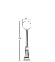 Наземный фонарь  88211S Bl Oasis Light
