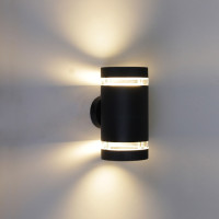 Настенный светильник уличный  86226-9.2-002CT 2*GX53 BK Reluce